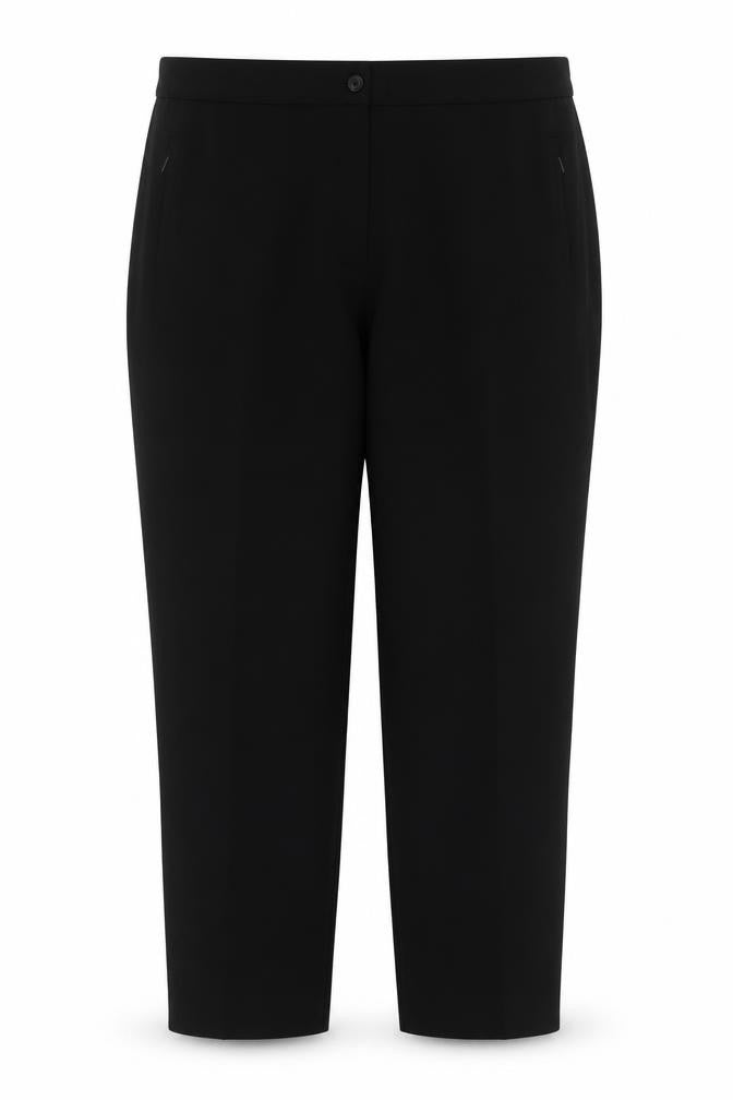 Marks and Spencer Womens Black Size 16 Straight Leg Trousers