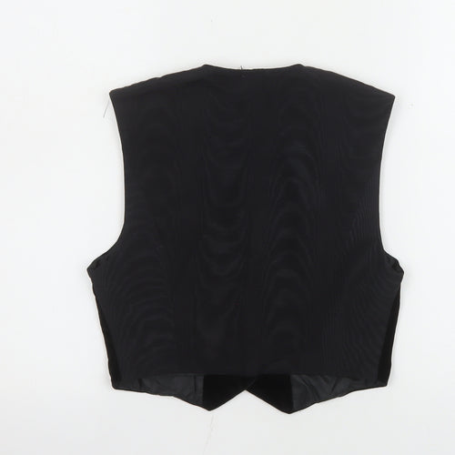 Viyella Women's Black Velvet Camisole Vest Top Size 10