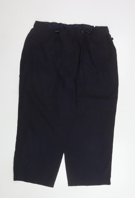 Debenhams Women’s Black Size 18 Straight Leg Trousers