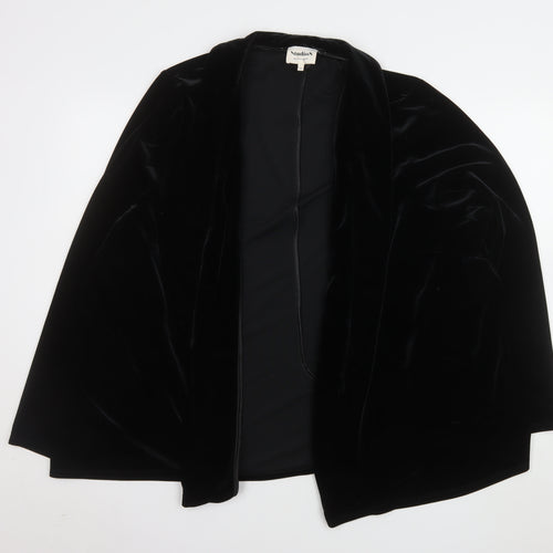 Studio 8 by Phase Eight Women Black Velvet Blazer Jacket Size 26
