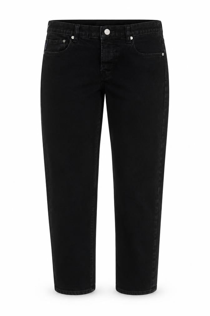 Front view of Paul Smith Women's Black Straight Leg Stretch Jeans, size S
