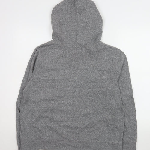 GAP Men’s Grey XL Pullover Logo Hoodie Jersey Cotton Blend