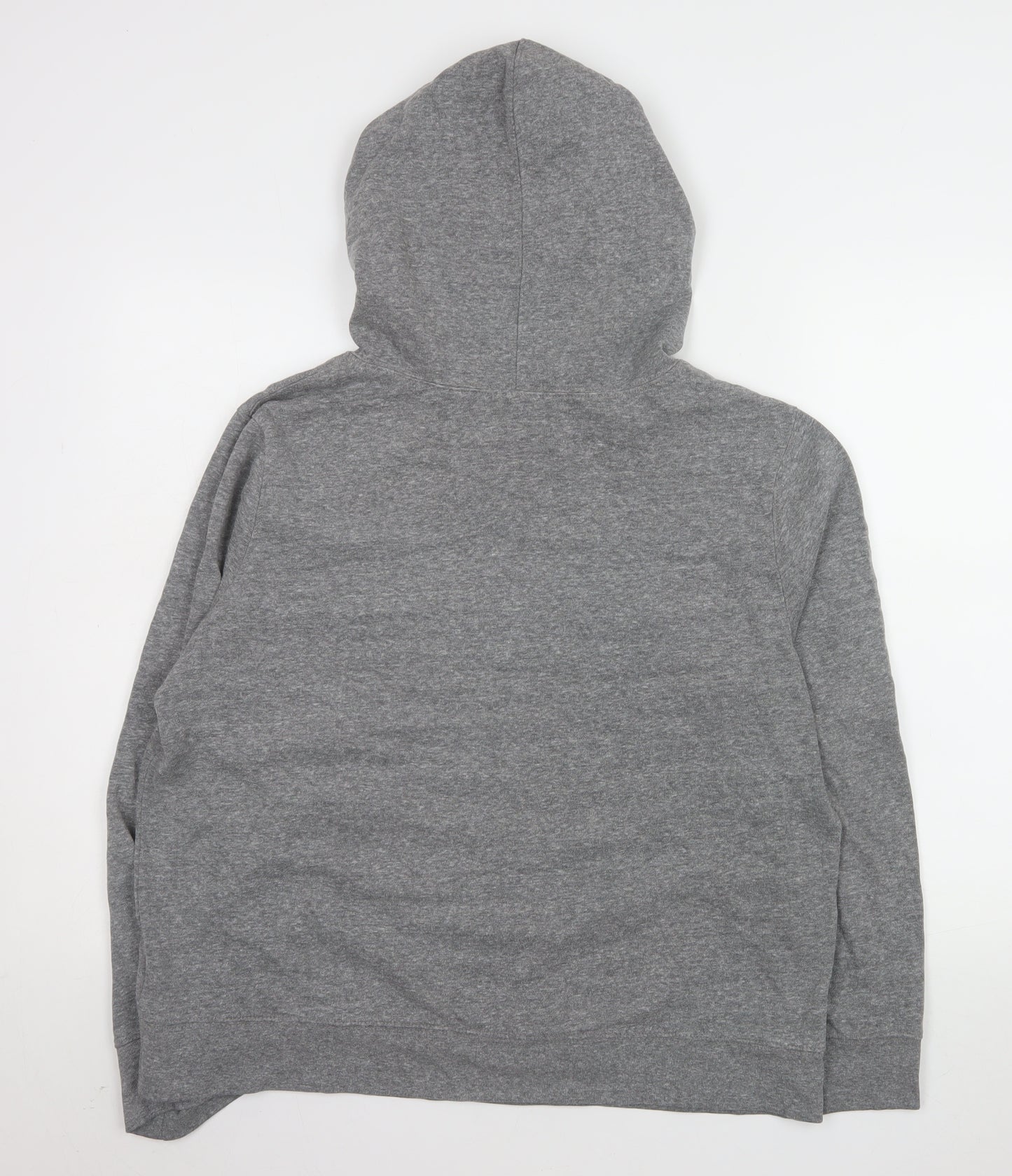 GAP Men’s Grey XL Pullover Logo Hoodie Jersey Cotton Blend