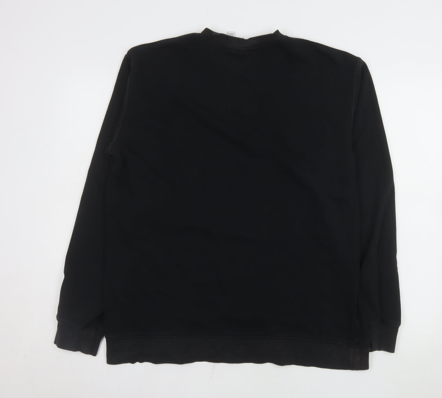 Adidas Men's Black Graphic Pullover Sweatshirt Medium