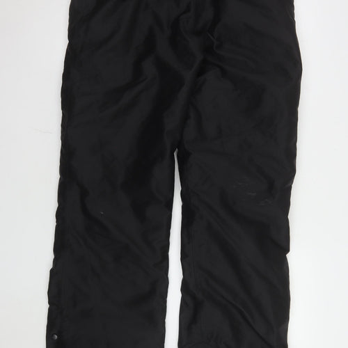 No Fear Women's Black Size 12 Waterproof Insulated Snow Pants