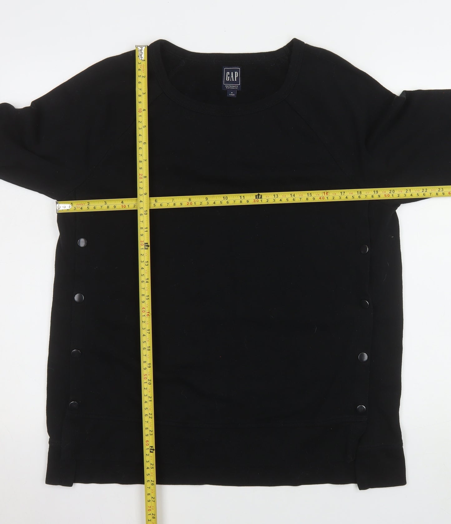 GAP Maternity Black Medium Pullover Sweatshirt Womens M