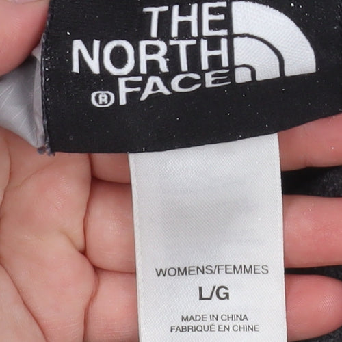 The North Face Womens White L Puffer Jacket Down Insulated Winter Coat