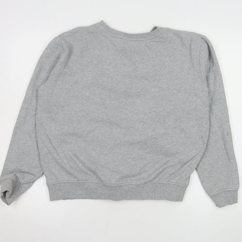 FILA Mens Grey Crew Neck Pullover Sweatshirt Size L Regular Fit