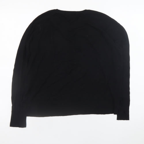 ZARA Womens Black Medium Pullover Knit Jumper