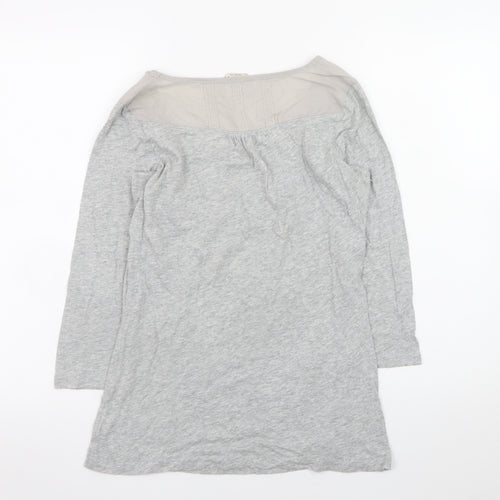 Marks and Spencer Womens Grey 3/4 Sleeve Tunic Blouse UK 8