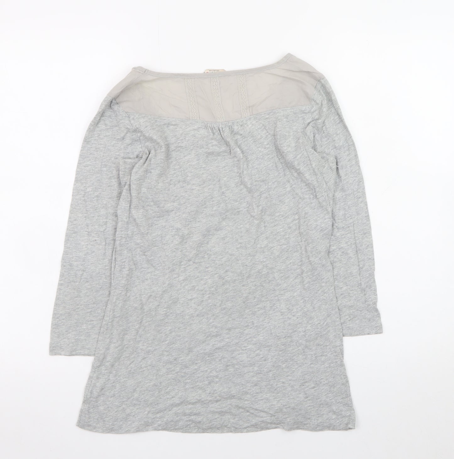 Marks and Spencer Womens Grey 3/4 Sleeve Tunic Blouse UK 8