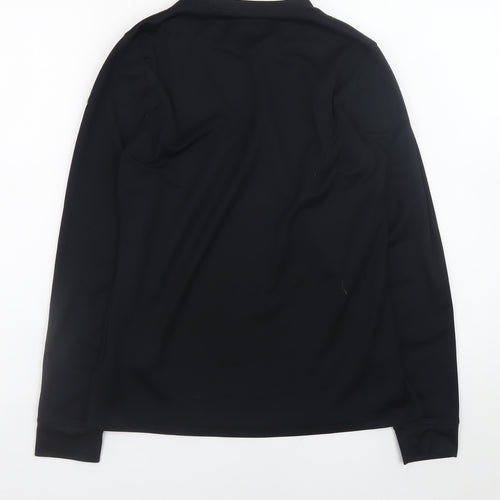 Campri Womens Black Long Sleeve Athletic Top Size 12 UK