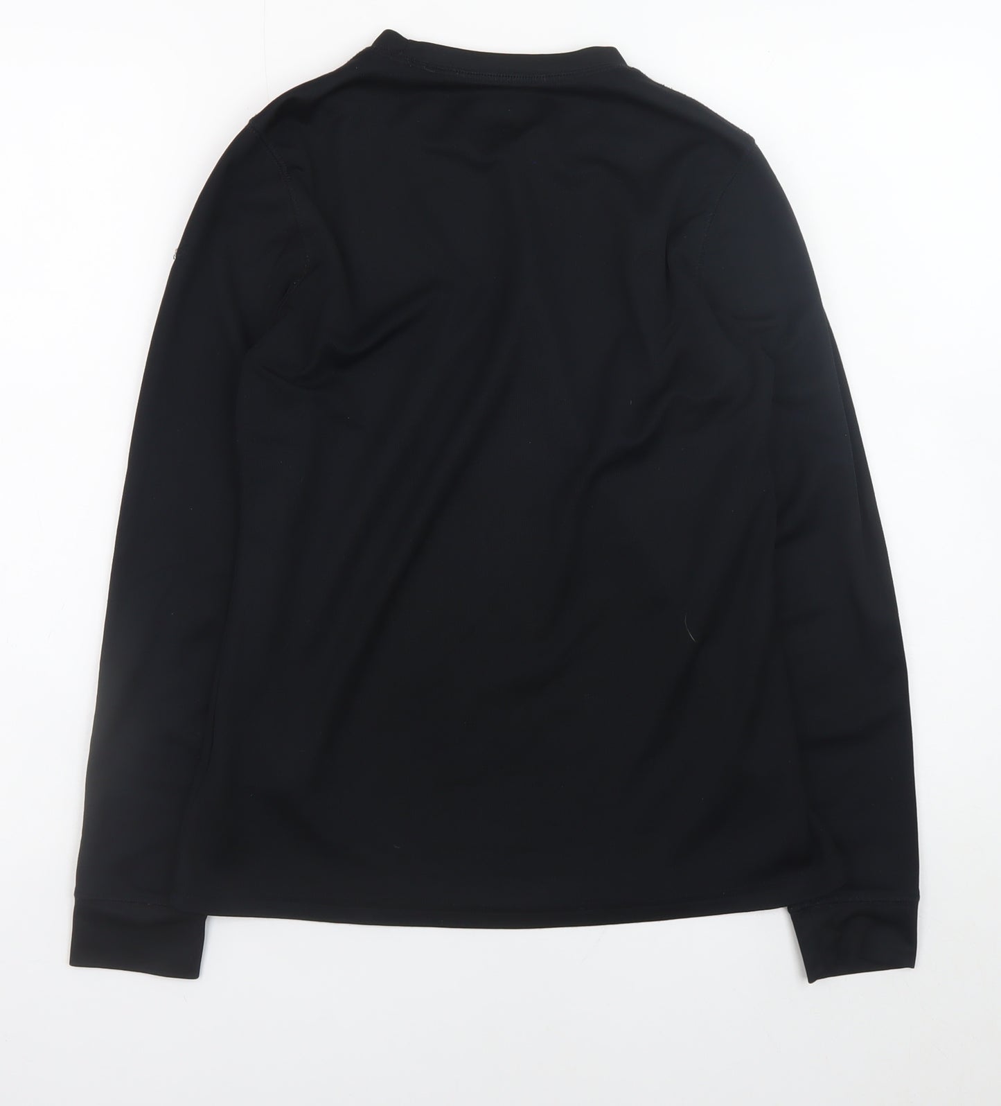 Campri Womens Black Long Sleeve Athletic Top Size 12 UK