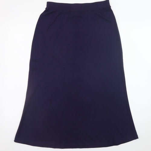 Spirit of the Andes Women’s Blue Midi A-Line Pima Cotton Skirt M