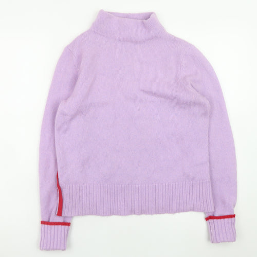 Mint Velvet Women’s Purple Roll Neck Knit Jumper Size 8