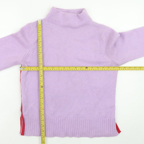 Mint Velvet Women’s Purple Roll Neck Knit Jumper Size 8
