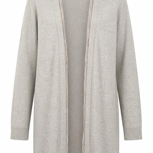 Marks and Spencer Women’s Beige Longline Open Knit Cardigan Size 12