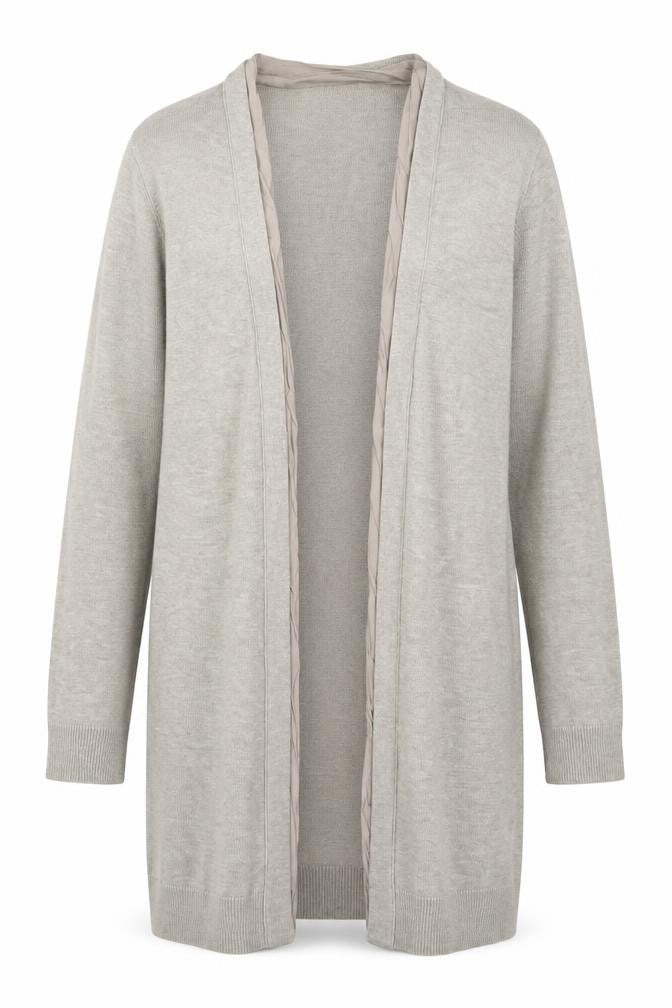 Marks and Spencer Women’s Beige Longline Open Knit Cardigan Size 12