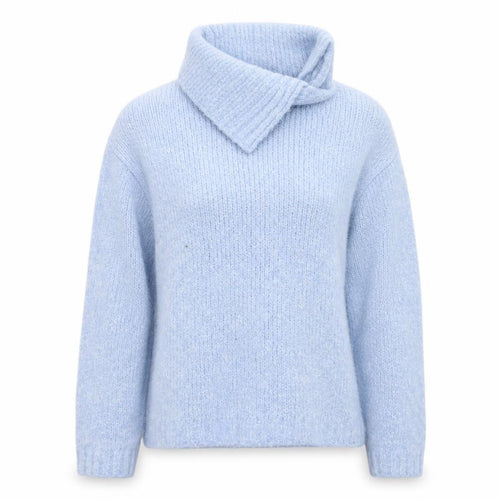 ASOS DESIGN Women’s Blue Roll Neck Chunky Knit Jumper Size S