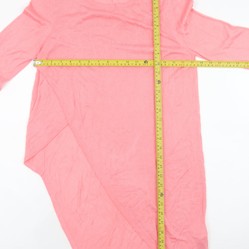 Vero Moda Women's Pink Long Sleeve Tunic Knit Top Size M