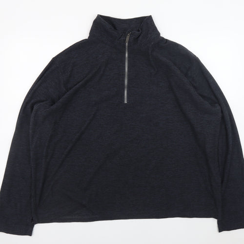 Regatta Men’s Black 3XL Lightweight 1/2 Zip Fleece Sweatshirt