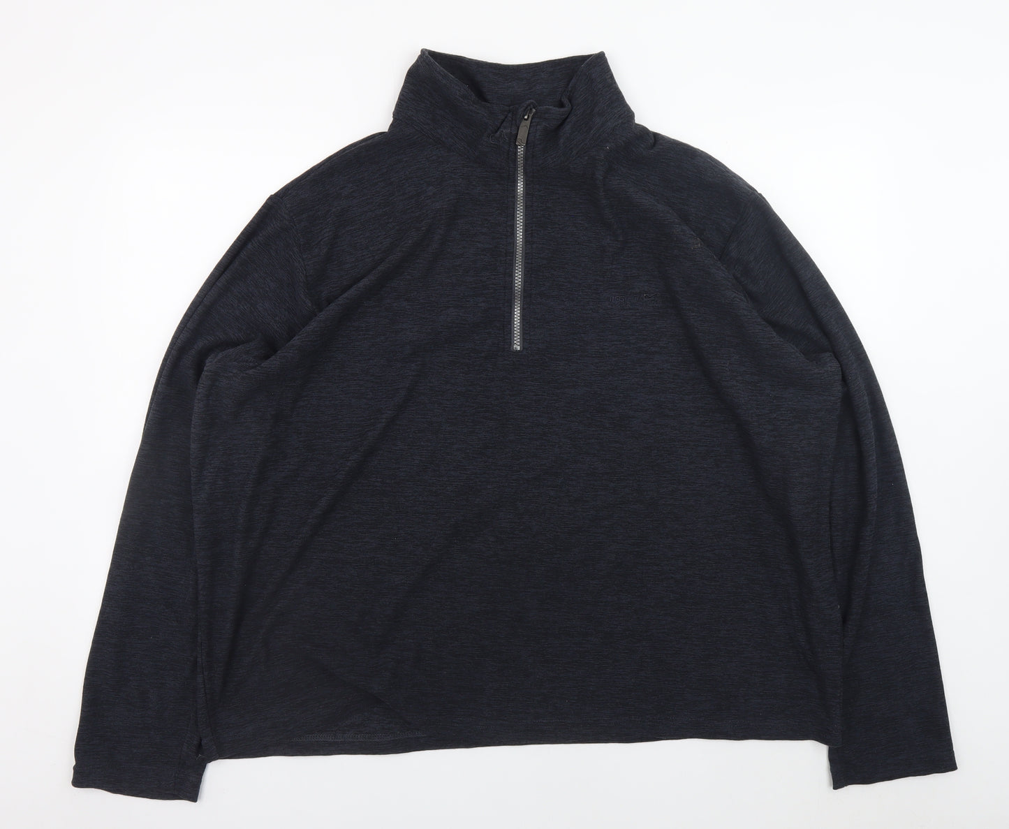Regatta Men’s Black 3XL Lightweight 1/2 Zip Fleece Sweatshirt