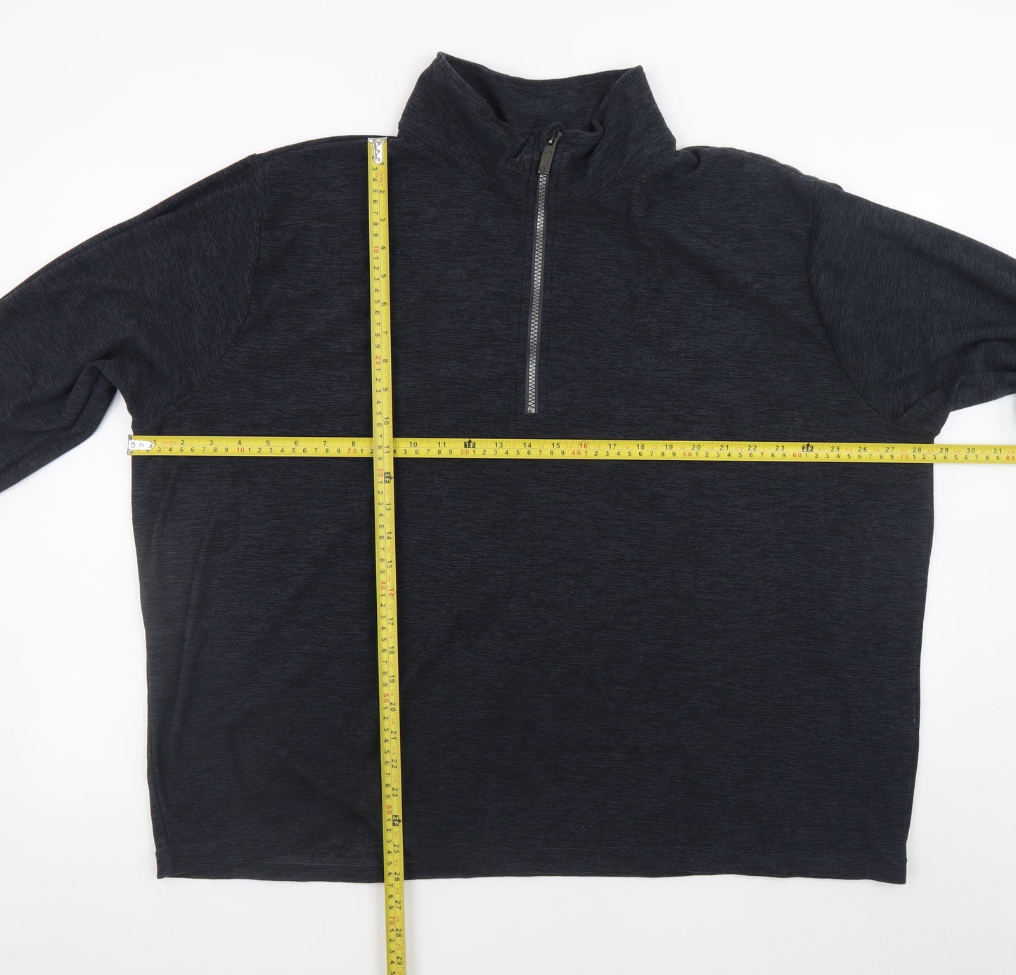 Regatta Men’s Black 3XL Lightweight 1/2 Zip Fleece Sweatshirt