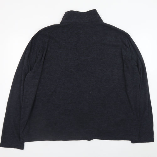 Regatta Men’s Black 3XL Lightweight 1/2 Zip Fleece Sweatshirt