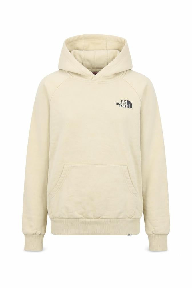The North Face Women Beige Pullover Hoodie XS Cotton Logo