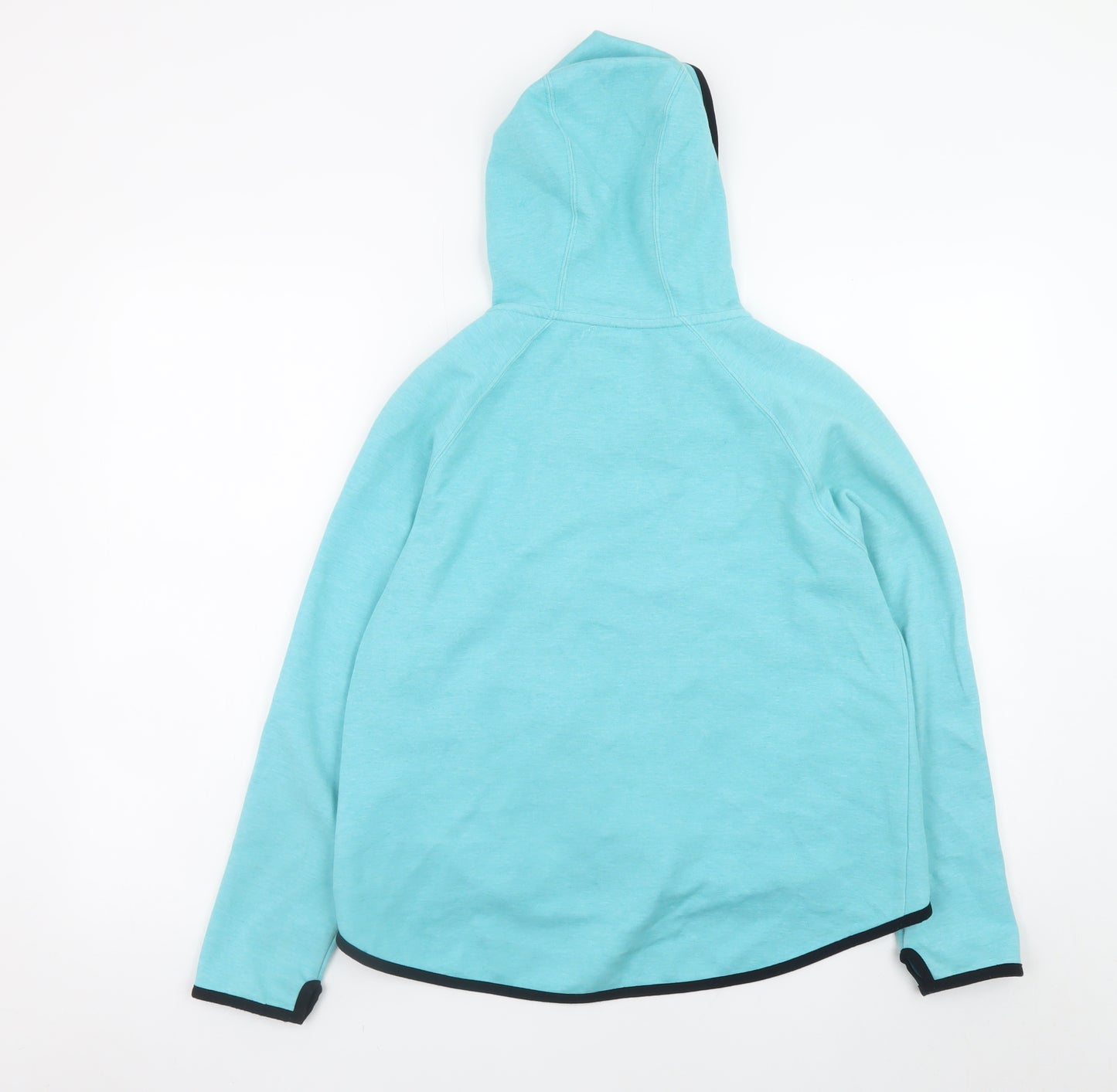 Nike Girls Blue Full Zip Hoodie 12-13 Years Hooded Sweatshirt