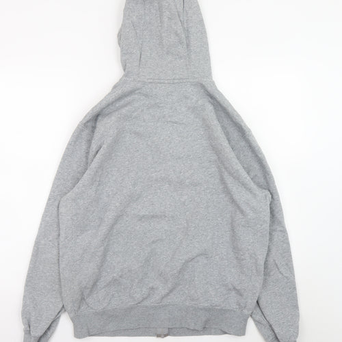 Nike Men's Grey Full Zip Fleece Hoodie Size M Regular Fit