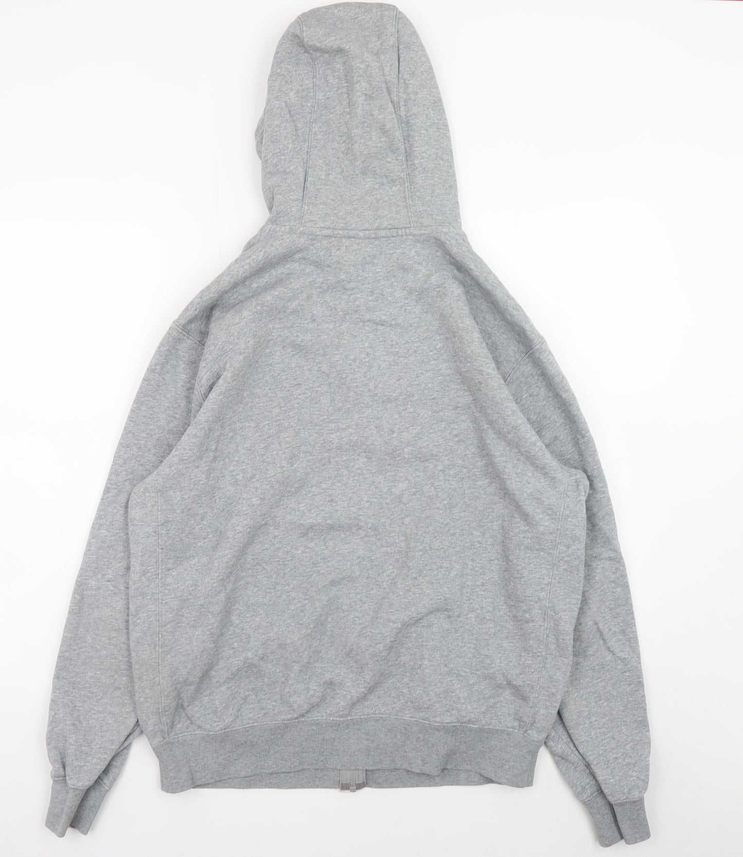 Nike Men's Grey Full Zip Fleece Hoodie Size M Regular Fit