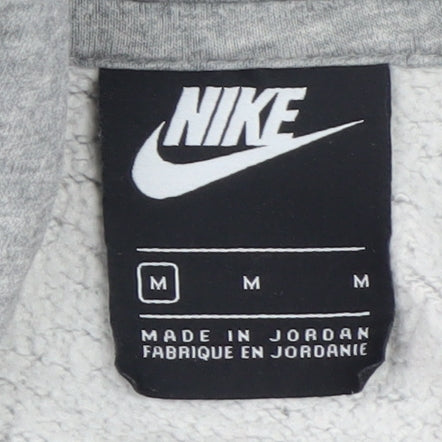 Nike Men's Grey Full Zip Fleece Hoodie Size M Regular Fit