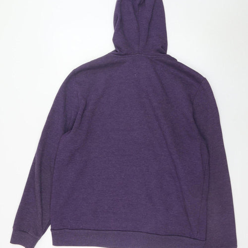 Burton Menswear Womens Purple Full Zip Hoodie XL Relaxed Fit Casual