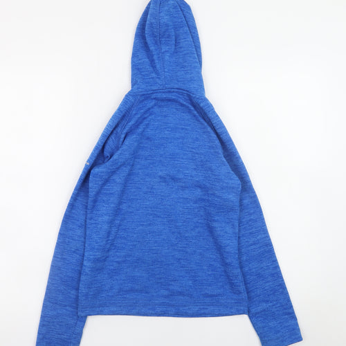 Trespass Boys Blue 9-10 Years 1/2 Zip Hooded Pullover Sweatshirt