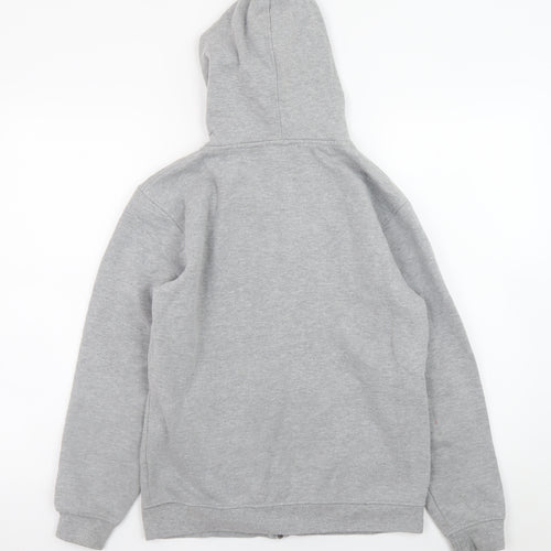 Saltrock Grey Full Zip Hoodie Teens Size 12 Slim Fleece Lined