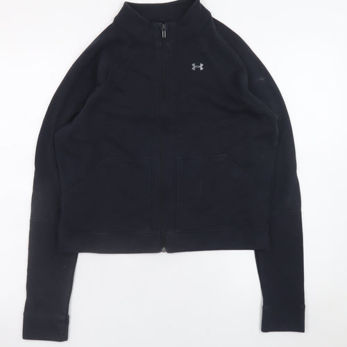 Under Armour Men's Black Full Zip Sweatshirt Size S Sports Fleece