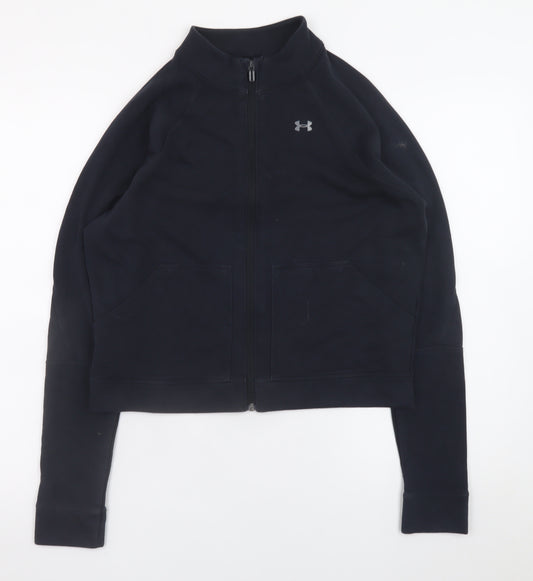 Under Armour Men's Black Full Zip Sweatshirt Size S Sports Fleece
