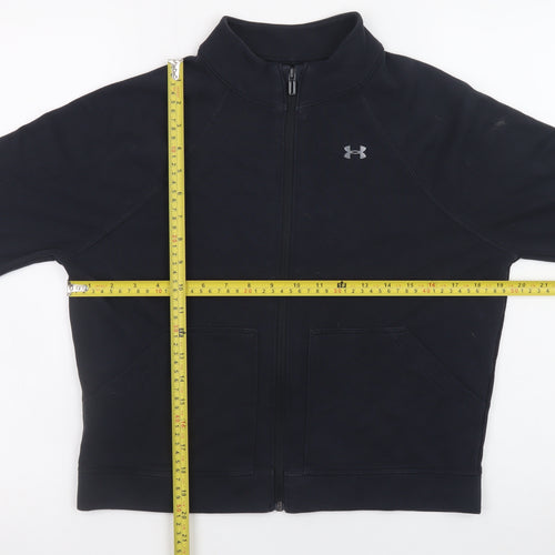 Under Armour Men's Black Full Zip Sweatshirt Size S Sports Fleece