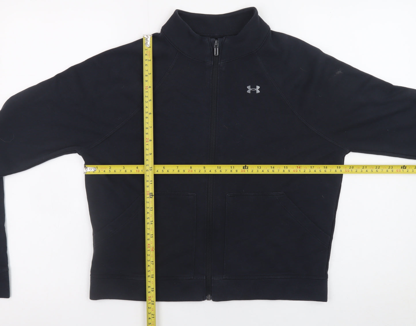 Under Armour Men's Black Full Zip Sweatshirt Size S Sports Fleece