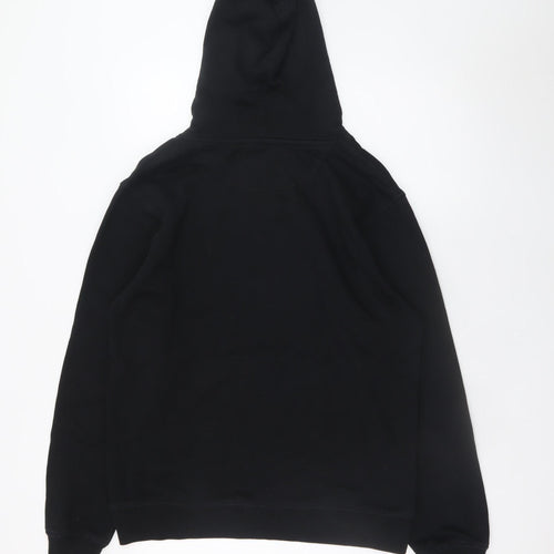 Lost Soles Men's Black Pullover Hoodie L Graphic Football Design