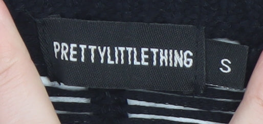 PrettyLittleThing Women’s Black Cropped Knit Tank Top Size S