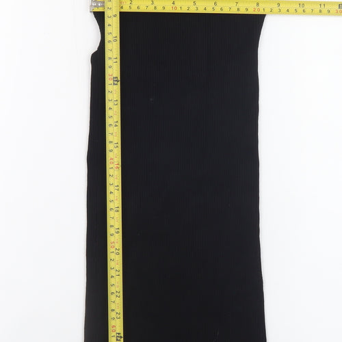 MNG Women’s Black Sleeveless Bodycon Midi Dress XS