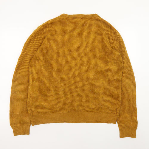 Cedar Wood State Women’s Brown Chunky-Knit Pullover Jumper M