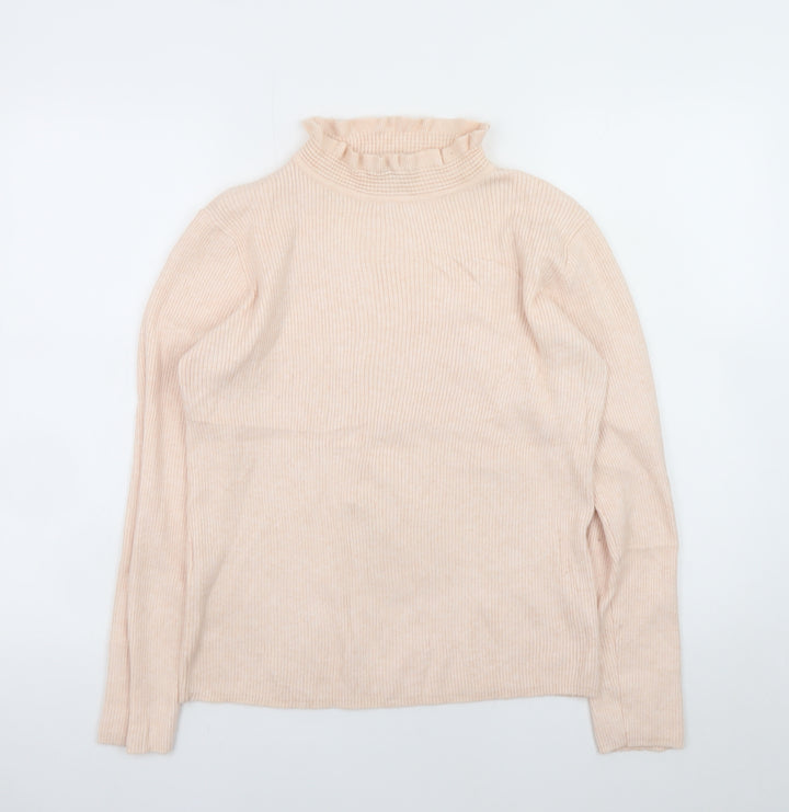 Atmosphere Women Beige Roll Neck Long Sleeve Pullover Jumper Size 20