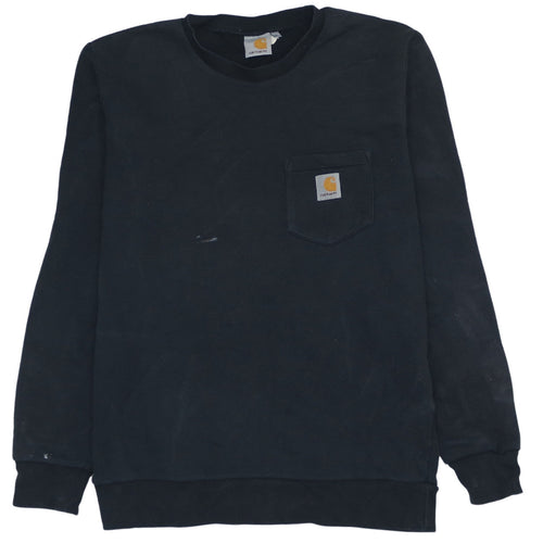 Carhartt Men's Black Small Regular Fit Crew Neck Sweatshirt