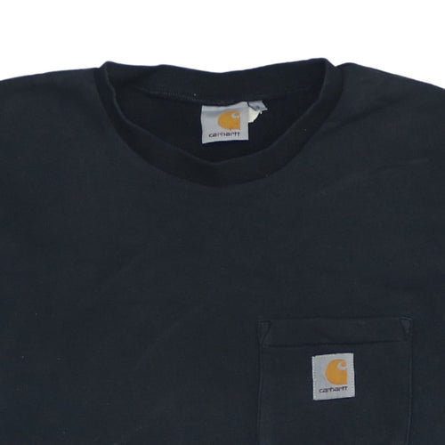 Carhartt Men's Black Small Regular Fit Crew Neck Sweatshirt