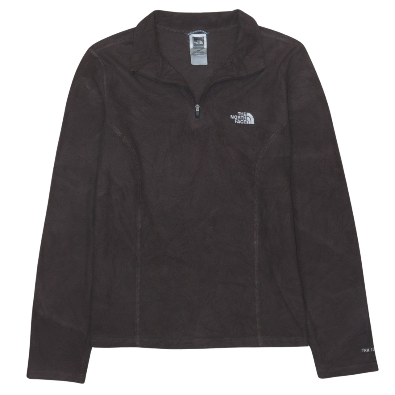 The North Face Women’s Brown Half Zip Fleece Sweatshirt Size M