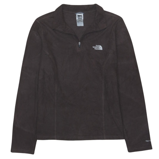 The North Face Women’s Brown Half Zip Fleece Sweatshirt Size M