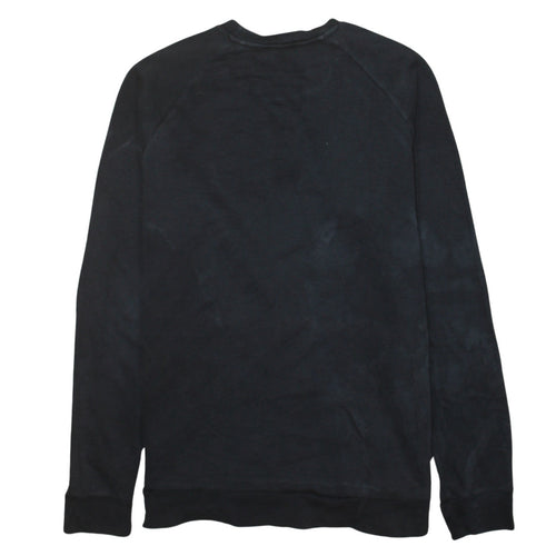 Adidas Mens Black Crew Neck Pullover Sweatshirt Size M